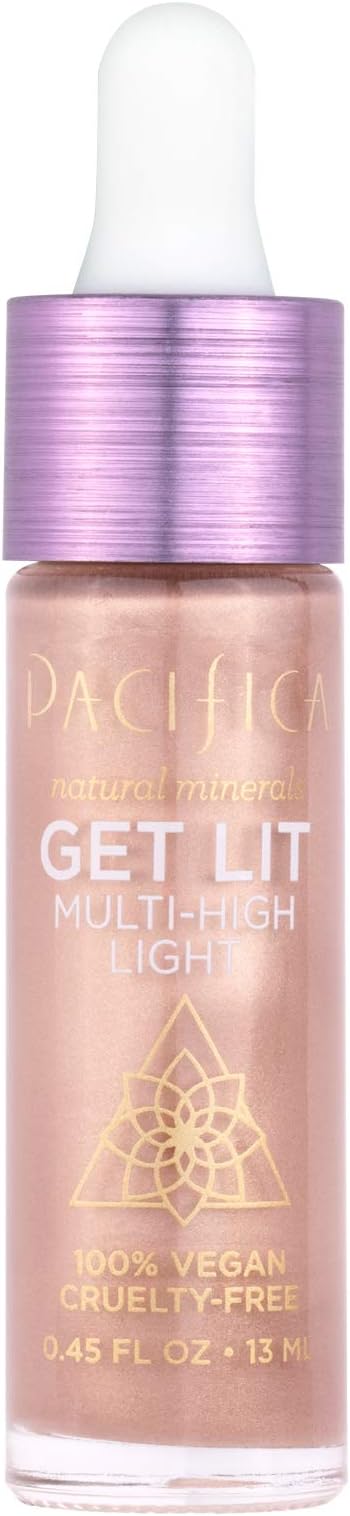 Pacifica Get lit multi-high light- pink opal (rose), 0.45 Fl Ounce