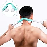 Neck Massager Manual - Pressure Point Massage Sticks Tools Therapy Massager Pressure DeepTissue Trigger Point Massager for Neck Shoulder Finger Leg Knee Home Office