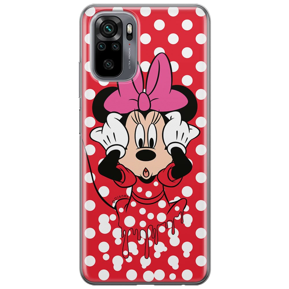 ERT GROUP mobile phone case for Xiaomi REDMI NOTE 10/ 10S original and officially Licensed Disney pattern Minnie 016 optimally adapted to the shape of the mobile phone, case made of TPU