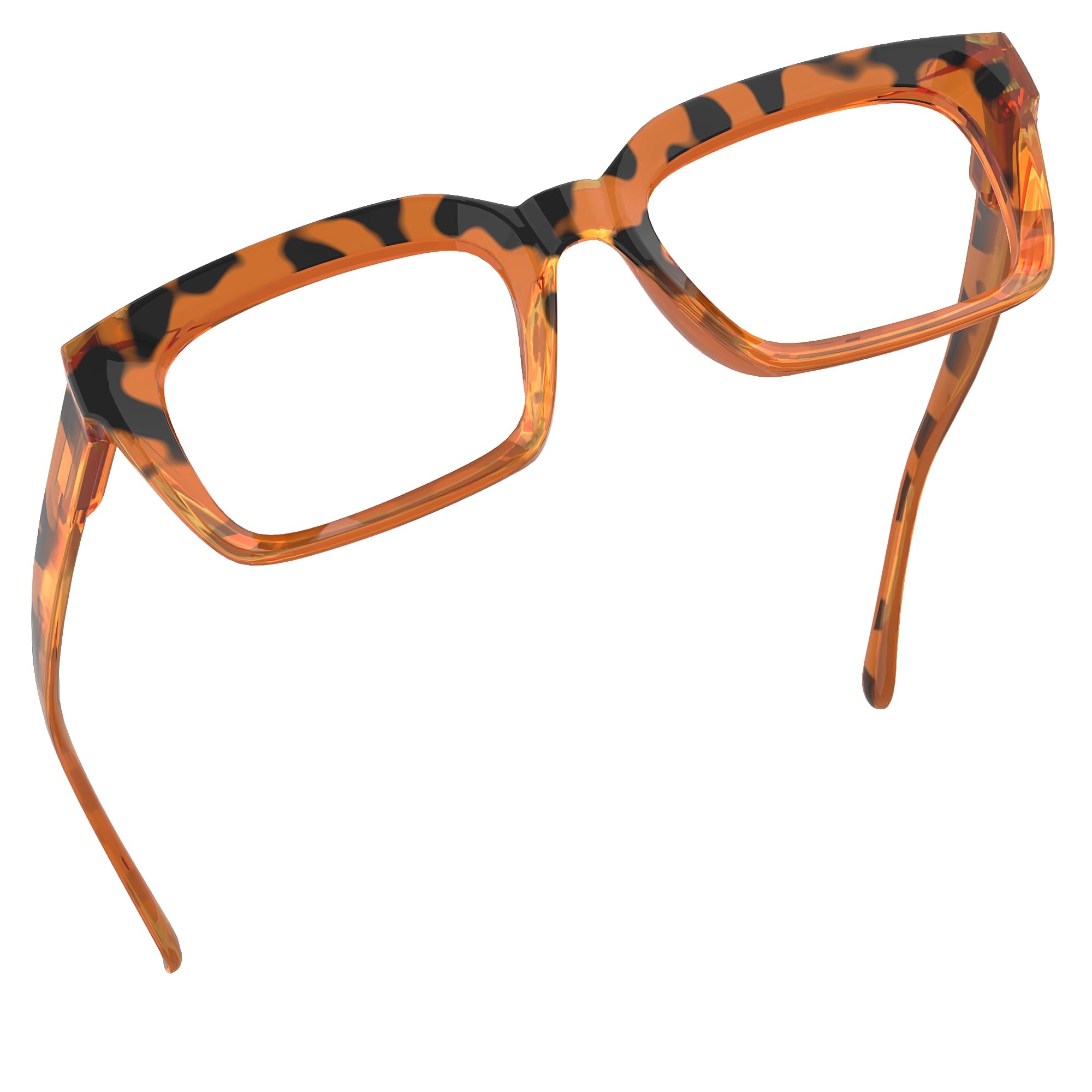 Eyekepper Ladies Reading Glasses - Oversized Square Design Readers for Women Tortoise