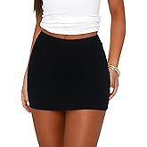 Womens Mini Skorts Sexy Mid-Waisted Pencil Bodycon Short Skirts with Side Split 2026