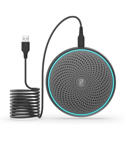 Microfono USB Omnidirezionale da Conferenza con Tasto Muto ICC SH-22 Techly