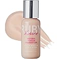 Ruby Kisses Liquid Foundation Medium Coverage, Lightweight, Natural Finish, Face Makeup for All Skin Type, Korean Makeup (Fair Ivory)