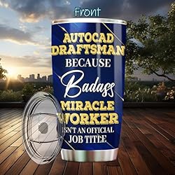 MONIZILUCKY Autocad Draftsman Tumbler Stainless