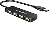 baolongking USB Hub 4-Port USB 2.0 Splitter Ultra Slim Multiport Expander for