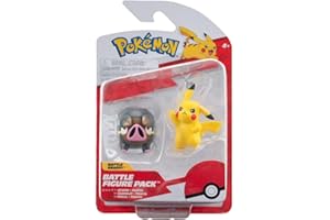 POKEMON Pokémon Pikachu & Ferkuli Battle Mini Figures Set, 5 cm, from The Battle Figure Pack