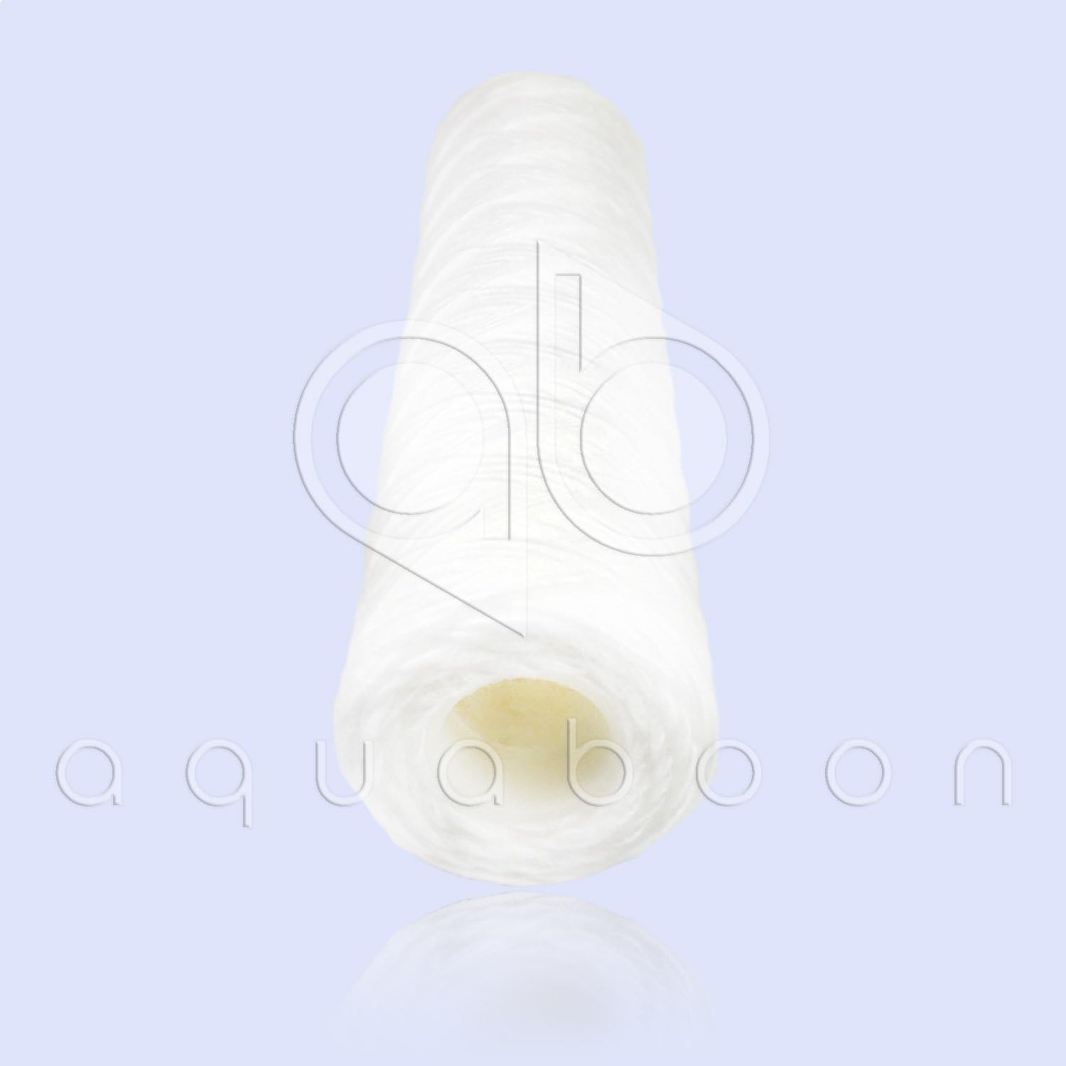 Aquaboon 5 Micron 10" x 2.5" String Wound Sediment Water Filter Cartridge | Universal Replacement for Any 10 inch RO Unit | Compatible with WP-5, AP110, CFS110, P5, WFPFC4002, WP-5, CW-MF, 6-Pack: Home Improvement