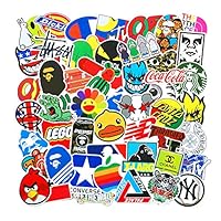 100 Pcs Fashion Brand Cool Stickers For Laptop Stickers Motorcycle Bicycle Skateboard Luggage Decal Graffiti Patches