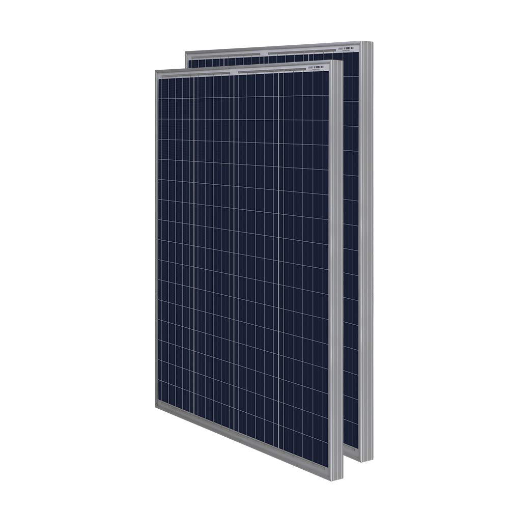 Buy HQST 2 Packs 100 Watt 12 Volt Polycrystalline Solar Panel with MC4 ...