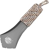 Tioneer Ultralight Backpacking Trowel TA2 Titanium Hand Camping Shovel Garden Trowel Small Potty Multitool with Anti-Slip Hand Rope for Outdoor Hiking Camping