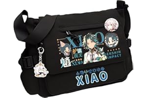 Dalicoter Genshin Impact Handbag Gaming Crossbody Bag Cute Single Shoulder Bag Adult 3D Print Anime Backpack