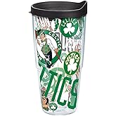 Tervis Plastic Made in USA Double Walled NBA Boston Celtics Insulated Tumbler Cup Keeps Drinks Cold & Hot, 24oz, All Over