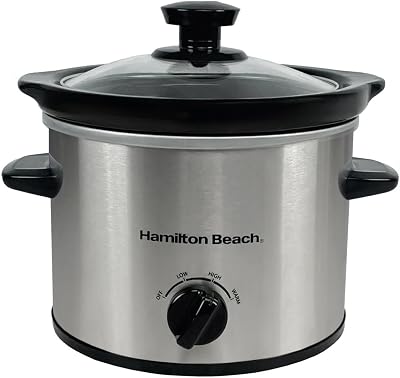 Hamilton Beach Mighty Mini 1.8L Slow Cooker HBSC020S 90W Removable Bowl