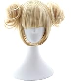 SpeedBeauty Women Gilrs' Lonita Party Wigs Anime Yellow Blonde Cosplay Wig with Bun free Cap