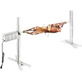 Rotisserie Grill Kit, 52" Outdoor Electric Tripod Rotisserie Stand | Stainless Steel 150LBS Pig Spit Rotisserie Grill, Height Adjustable BBQ Rotisserie Kit, Pig Rotisserie Hog Lamb Campfire