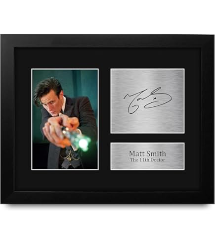 Amazon.com: HWC Trading David Tennant Dr Who Gifts USL Framed