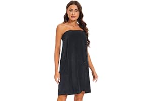 Knuffnee Women Bath Spa Wrap Towel Body Robe Wrap Shower Wrap Bath Towel Robe