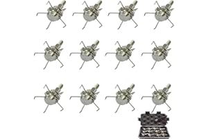 EOOENOON Archery 3 Blades Hunting Broadheads 100/125 Grains Screw-in Arrow Heads Arrow Tips Compatible with Crossbow and Compound Bow + 1 PK Broadhead Storage Case