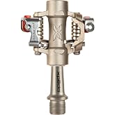 XPEDO M-Force 8 Clipless Bike Pedals for MTB, Gravel &amp; XC, SPD Compatible | Dual-sided entry, adjustable release tension, triple sealed bearings, compatible with Shimano SPD cleats, includes XPT cleats