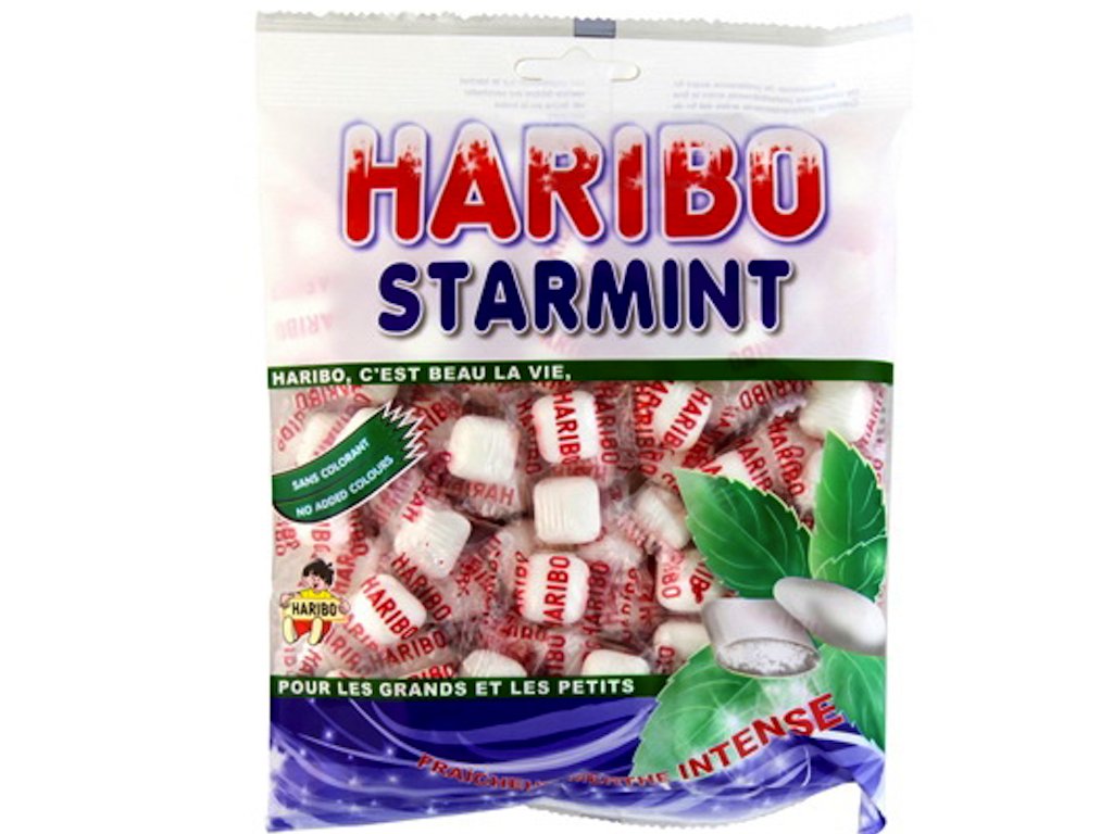 HARIBO Star Mint Chewy Peppermint Mint Candy 6.5oz (2 Pack