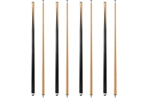 JEPNJPU Pool Cue Stick,Hardwood 36inch/42inch/48inch/57inch Billiard Cue Sticks Set of 2/4,Table Pool Stick for Beginners,Cue for Pool Table,Pool Sticks with 13mm Tip