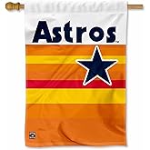 Houston Astros Throwback Vintage Retro Double Sided House Flag