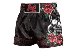 CHENHANG Men Thai Boxing Shorts Prajna Sports Trunks Athlete Spider Lily Trunks