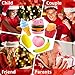 JingStyle 6 Pack Squishies Slow Rising Jumbo Toys Hamburger Peach Banana Mango Ice Cream Fries Food Fruit Squishy Stress Reliever Cream Scented Cuddly Soft Squeeze Holiday Toy for Kids Adults