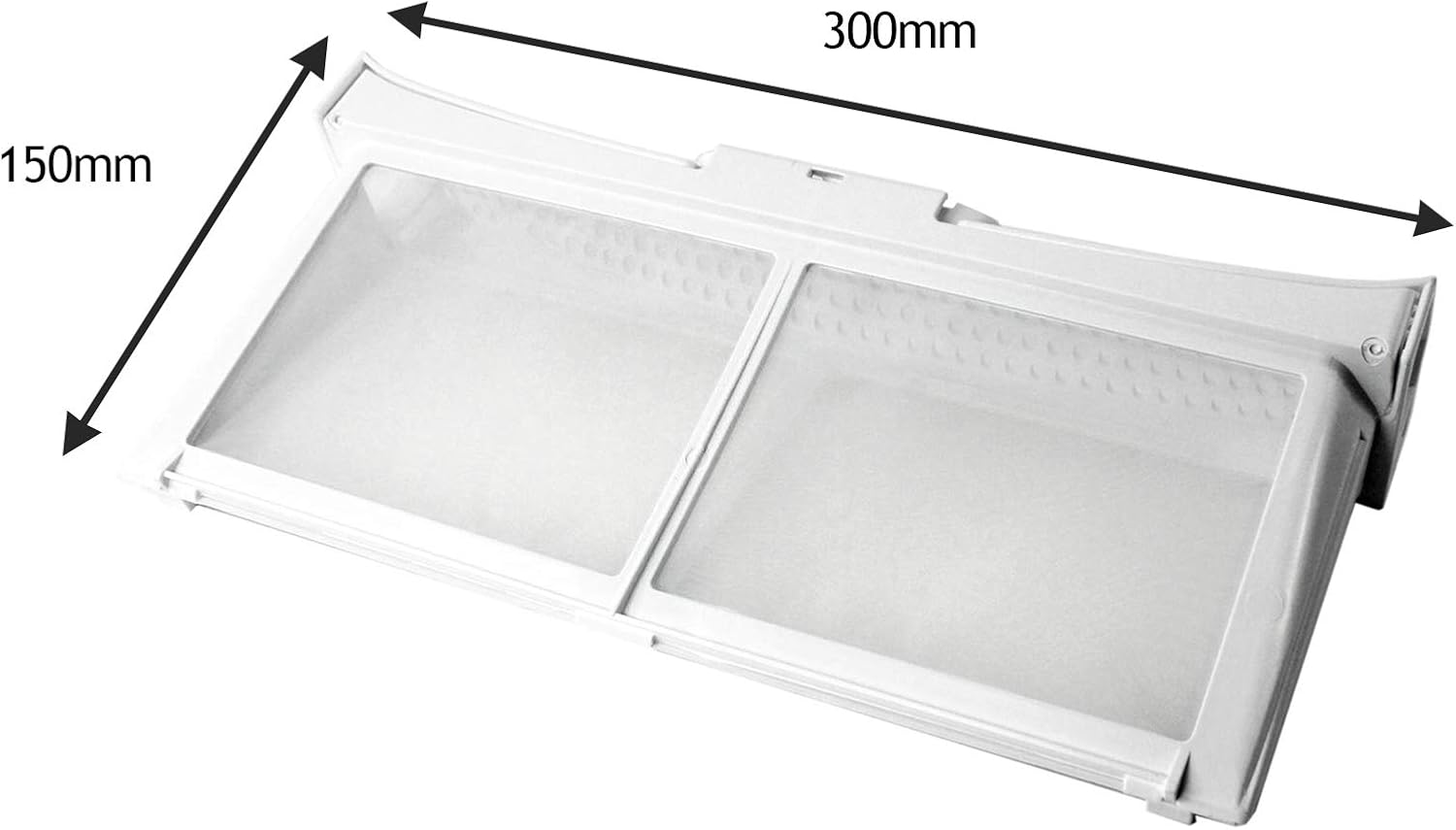 SPARES2GO Lint Screen Fluff Filter Compatible with Bosch Tumble Dryer, White - Image 4