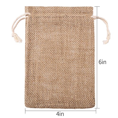 1 DECORA+Natural+Drawstring+Pouches+Christmas