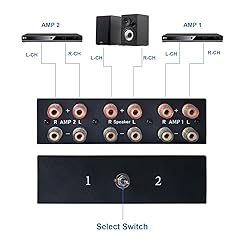 2-Way Audio Switcher Can Support Two