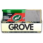 Turtle Wax Rubbing Compound 10.5 oz Bundle with Microfiber Cloth – Polishing Compound for Car Scratches and Surface Restoration – Gift Set (2 Items)