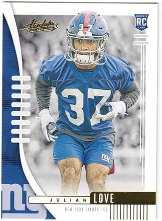 Amazon Com Julian Love 19 Panini Absolute Yellow Rc 176 Nm Mt Ny Giants Football Nfl Collectibles Fine Art Amazon Com Julian Love 19 Panini Absolute Yellow Rc 176 Nm Mt Ny Giants Football Nfl Collectibles Fine Art