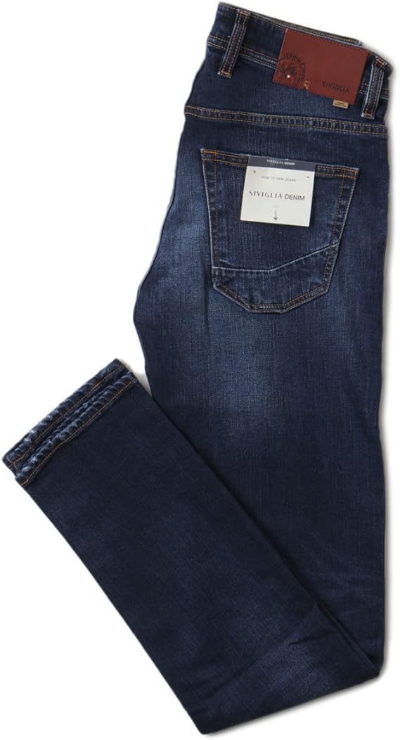 Amazon Siviglia シヴィリア メンズ ウォッシュド 5ポケット デニム Denim Core 22r3 6001インディゴ 29 ジーンズ 通販
