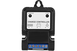ZERODIS Solar Charge Controller, PWM 6V/12V 3A Portable Solar Panel Charger Energy Controller Regulator Battery Regulator with LED Indicator 3 Operating Modes