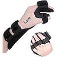 Soft Resting Hand Splint Night Wrist Splint Support Immobilizer Finger Wrist Fracture Fixation Scaffold for Stroke Hand Pain Tendinitis Sprain Fracture Arthritis Dislocation (Medium, Left)