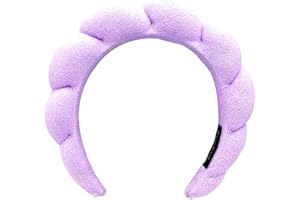HitModa Spa Terry Cloth Headbands for Facial Skincare, Makeup Application, and Face Washing - Puffy and Absorbent Design for Mask, Skin Treatment