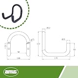 Amig Tool Hanging Hook Bicycle Garden Garage Storage Bracket Zinc Plated Steel view 5