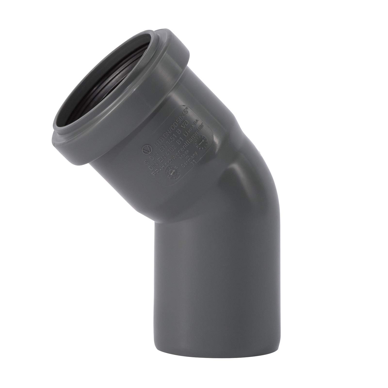 Ostendorf HTsafe Elbow 45 Degree DN 50 mm HT Pipe โ image 1