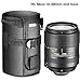 Neewer NW-L2040 Black Padded Water Resistant Lens Pouch for 18-300mm Lens, Such as Canon 100mm 70-300lS 75-300 and Nikon 55-300 28-300 105VR 70-300