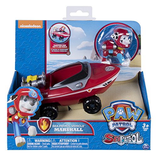paw patrol sea patrol vehicles