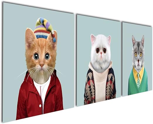 Amazon Com Gardenia Art Animal World Series 6 White Grey And