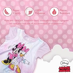 Disney Girls' Baby Piece Loose-fit Pajama Set, Soft