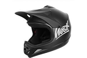 Westt Youth Kids Motocross Helmet - Dirt Bike Motorcycle with Visor Off-Road ATV Street Mountain Bike Go-Kart BMX, Full Face Motorcycle Helmet for Boys & Girls, DOT Approved