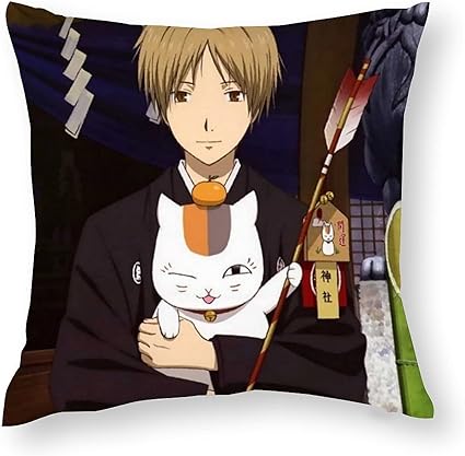 Amazon Nanagoten 抱き枕カバー 夏目友人帳 うつせみに結ぶ 夏目 貴志 ニャンコ先生 抱き枕 かわいい クッションカバー ピローケース 枕カバー まくら 抗菌 柔らかい コットン おしゃれ 背当て飾り 両面 綺麗 お宅 かわいい 萌え ギフト 春夏秋冬 四季 枕カバー