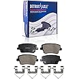 Detroit Axle - Rear Brake Pads for Hyundai 19-22 Veloster N 22-23 Kona N Elantra N, Ceramic Brake Pads with Hardware 2022 Replacement
