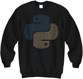 LaserKing Python Programming Language Hoodie Unisex Black and Navy