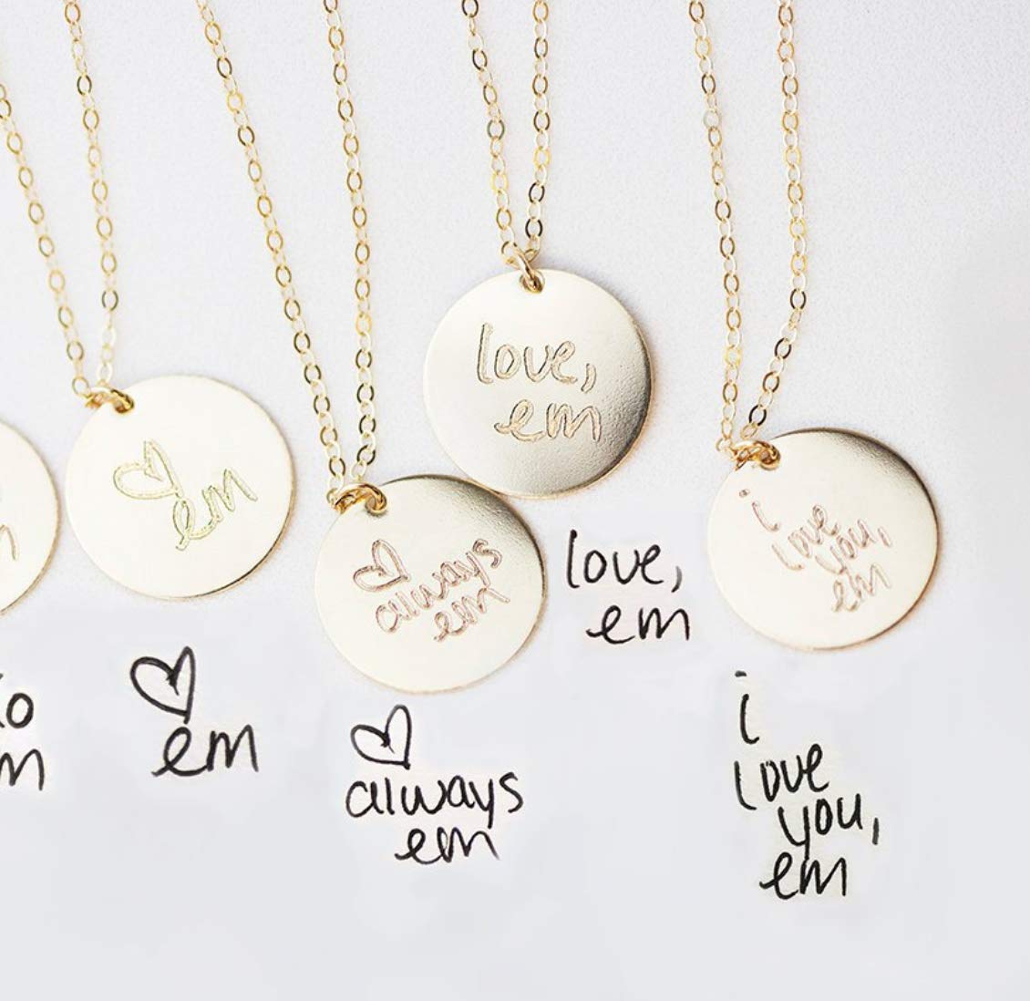 Personalized handwriting jewelry Clearance