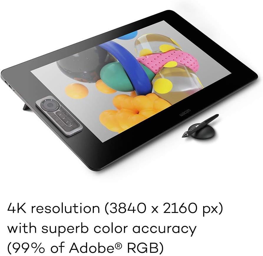 Wacom DTK2420K0 Cintiq Pro 24 Creative Pen Display – 4K Graphic Drawing Monitor with 8192 Pen Pressure and 99% Adobe RGB: Computers & Accessories