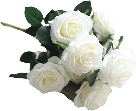 Amazon Eozy バラ 枯れない花 造花 アクセサリー 花束 薔薇 プレゼント 結婚式 母の日 お誕生日 インテリア フラワー 置物 卓上装飾 アレンジメント 観賞植物 M B 造花 オンライン通販